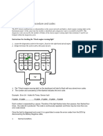 toyota old diagnosis method and codes