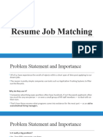 Resume Job Matching