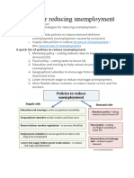 Policies For Reducing Unemployment