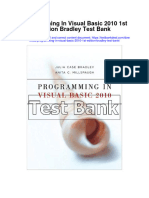 Programming in Visual Basic 2010 1St Edition Bradley Test Bank Full Chapter PDF