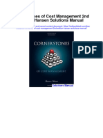 Ebook Cornerstones of Cost Management 2Nd Edition Hansen Solutions Manual Full Chapter PDF