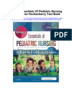 Wongs Essentials of Pediatric Nursing 10Th Edition Hockenberry Test Bank Full Chapter PDF