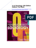 Introduction To Sociology 10Th Edition Giddens Test Bank Full Chapter PDF