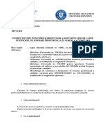 Instructiuni de Intocmire Si Prezentare A Documentatiei