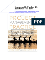 Project Management in Practice 4Th Edition Mantel Test Bank Full Chapter PDF
