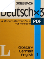 Deutsch: Glossary German English