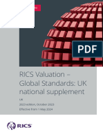 Rics Valuation Global Standards Uk National Supplement Oct23 Reissued