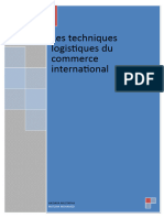 Techniques Logistiques Du Commerce International Matlaya