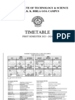Time Table Sem 1 23-24-8.8.23