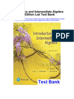Introductory and Intermediate Algebra 6Th Edition Lial Test Bank Full Chapter PDF