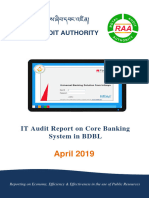 IT Audit Report On Core Banking System in BDBL