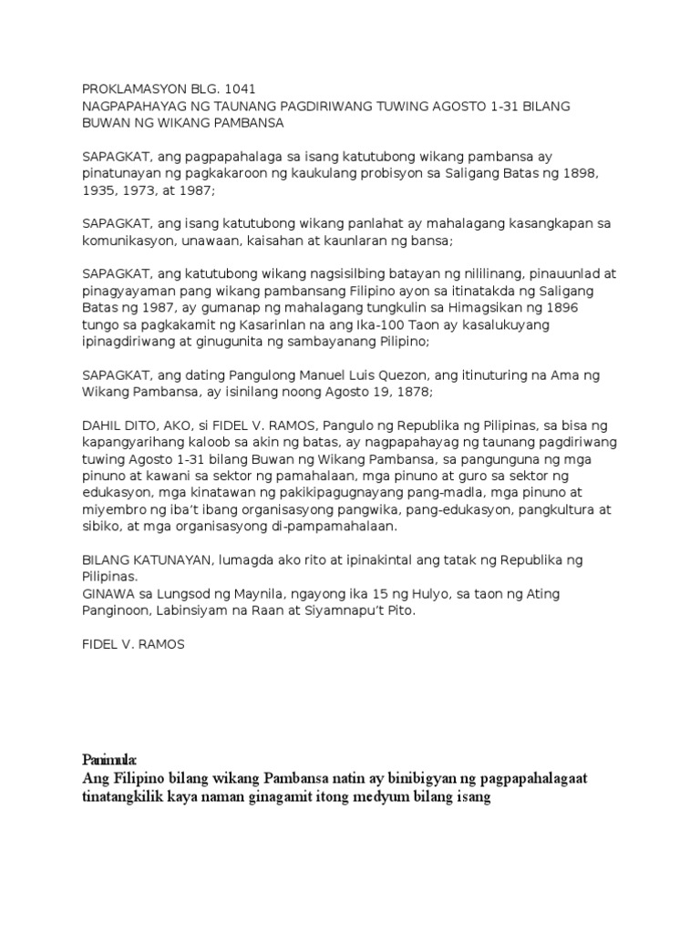 Sanaysay tungkol sa pagkakaisa sa buwan ng wika  nursingdissertation.x