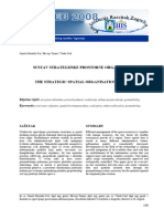 Sustav Strategijske Prostorne Organizacije: Ključne Riječi: Keywords