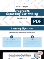 L4 - Paragraphs - Expanding Our Writing