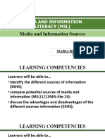 M4 Media and Information Sources