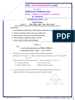 Progressions 2022-Question Paper