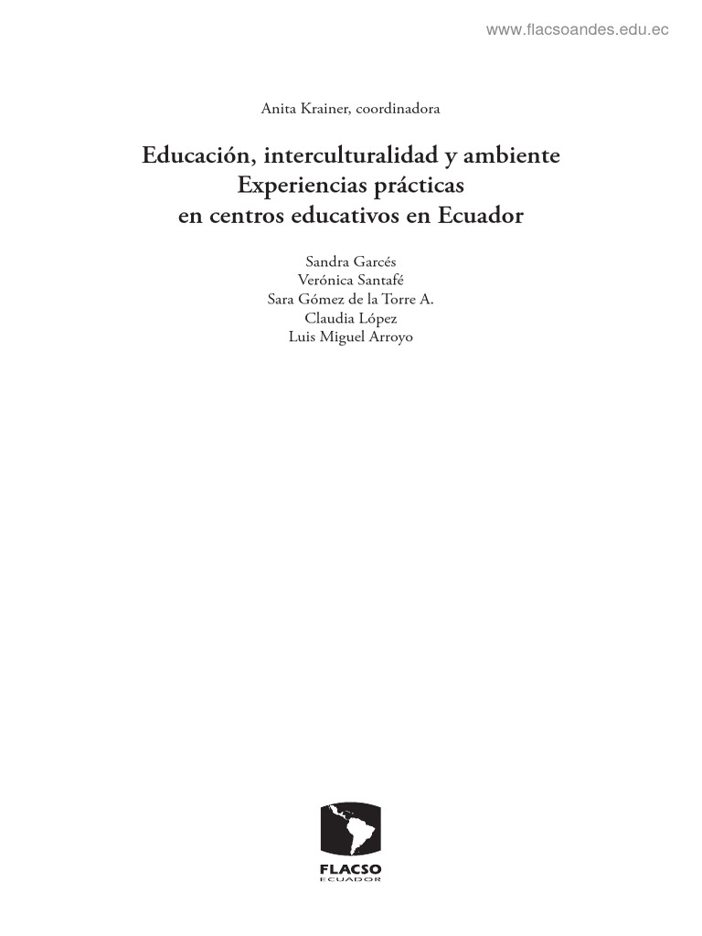 Educación Intercultural en Ecuador | PDF | Plan de estudios | Huerta