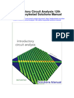 Introductory Circuit Analysis 12Th Edition Boylestad Solutions Manual Full Chapter PDF