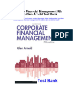 Ebook Corporate Financial Management 5Th Edition Glen Arnold Test Bank Full Chapter PDF