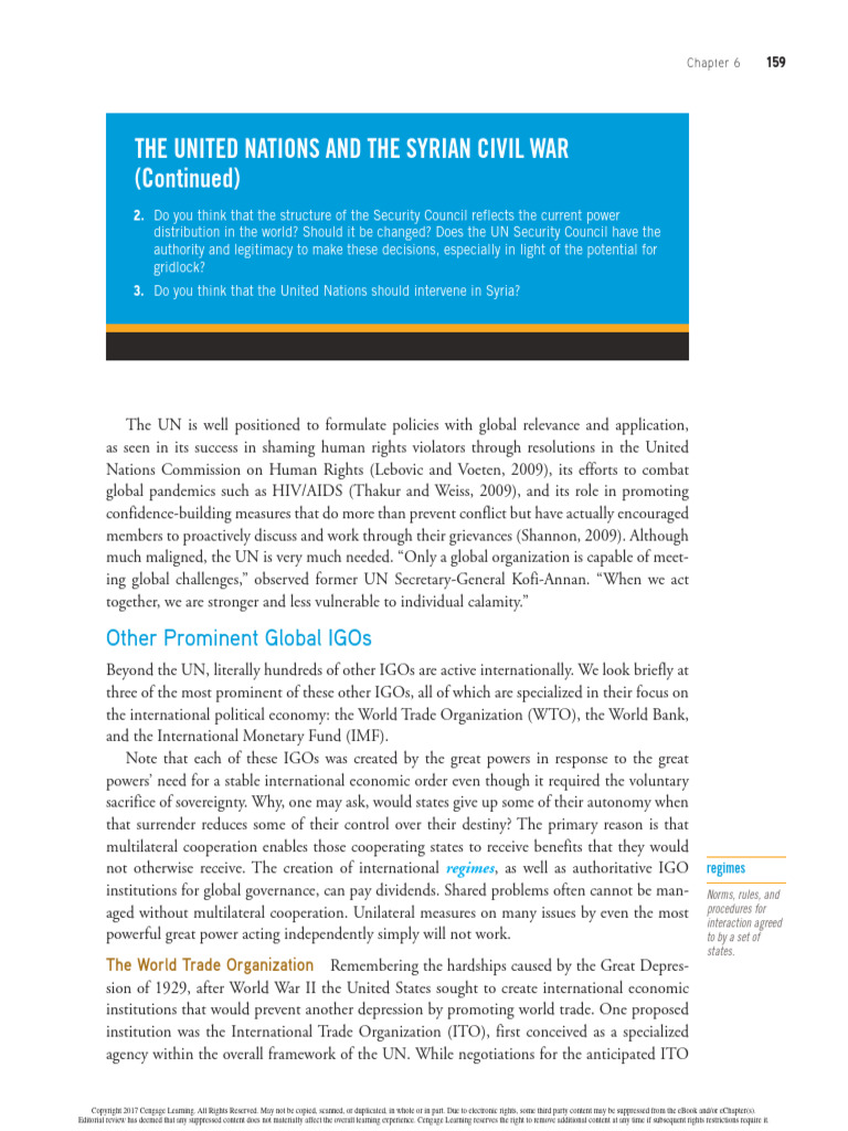 Other Prominent Global IGOs | PDF | International Monetary Fund | World ...