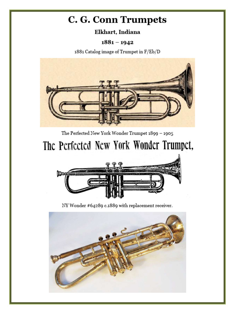 Conn Trumpets | PDF | Trumpet | Brass Instruments