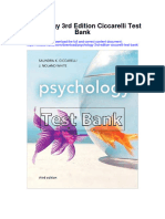 Psychology 3Rd Edition Ciccarelli Test Bank Full Chapter PDF