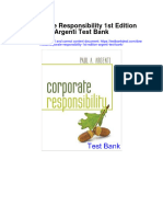Ebook Corporate Responsibility 1St Edition Argenti Test Bank Full Chapter PDF