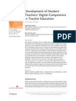 Røkenes Krumsvik 2014 Development of Student Teachers Digital Competence in Teacher Education A Literature Review