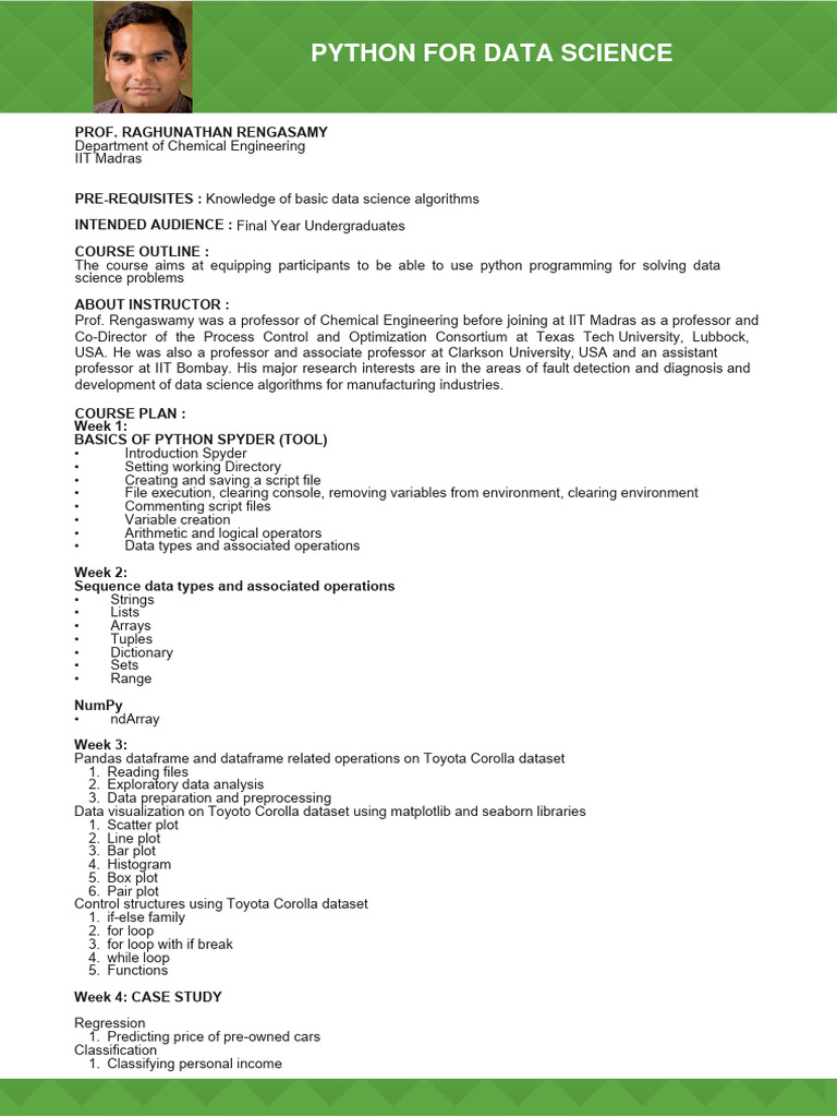 python for data science | PDF