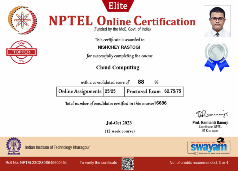 IIT Kharagpur Cloud Computing Course | PDF