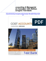 Ebook Cost Accounting A Managerial Emphasis Canadian 15Th Edition Horngren Test Bank Full Chapter PDF
