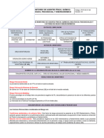 Registro de Monitoreo de Agentes - Op. Cerro Verde 2022