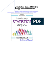 Introductory Statistics Using Spss 2Nd Edition Knapp Solutions Manual Full Chapter PDF