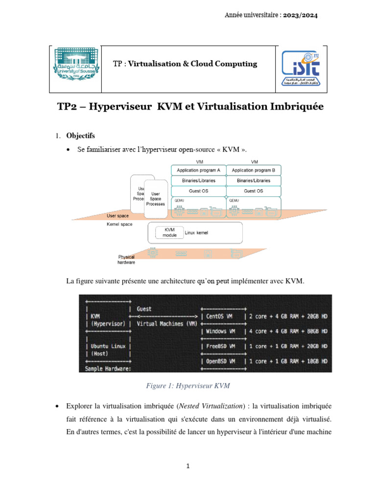 KVM et Virtualisation Imbriquée | PDF | Virtualisation | Machine virtuelle