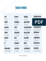 Common Spanish Verbs