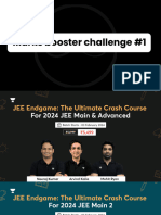 Solutions-Beastchemist Marks Booster Challenge #1