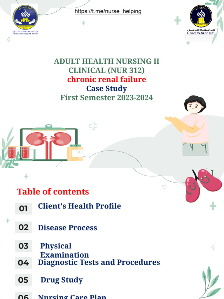 Chronic Renal Failure Case Study | PDF | Chronic Kidney Disease ...