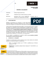 Opinión 103-2021 - GORE - Cusco - Competencia para Aceptar o Rechazar Conciliación PDF