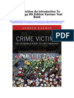 Ebook Crime Victims An Introduction To Victimology 9Th Edition Karmen Test Bank Full Chapter PDF