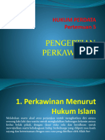 Materi Ke - 6 Pengertian Perkawinan