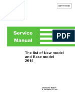 The List of New Model and Base Model 2015: Simt701653E