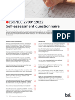v6 BSI Self Assesment Questionnaire 27001