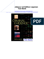 Ebook Criminal Evidence 1St Edition Lippman Test Bank Full Chapter PDF