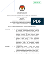SK Penetapan Dan Pengangkatan Sekretariat PPS (Prajekan)