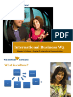 International Business W3 Culture
