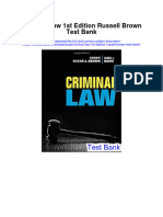 Ebook Criminal Law 1St Edition Russell Brown Test Bank Full Chapter PDF
