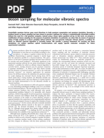 Boson Sampling for Molecular Vibronic Spectra