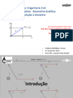 AULA 01 - GA - Introdução À Disciplina