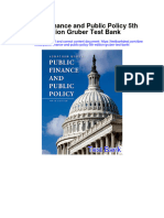 Public Finance and Public Policy 5Th Edition Gruber Test Bank Full Chapter PDF