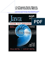 Java How To Program Early Objects 11Th Edition Deitel Solutions Manual Full Chapter PDF